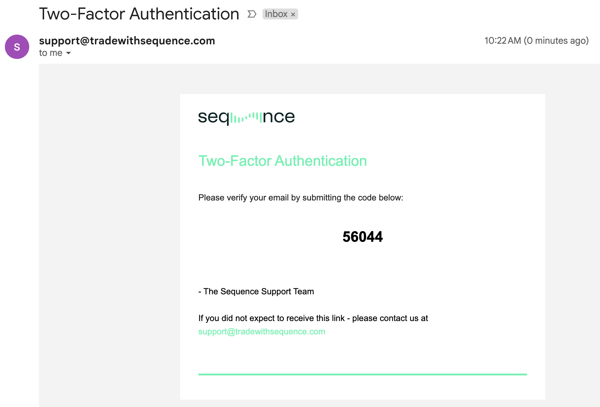 Enter 2FA Details in the web interface (Screenshot above)